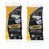 BIC Metal Men's Disposable Shaving Razors, 5 ct (2 pack)