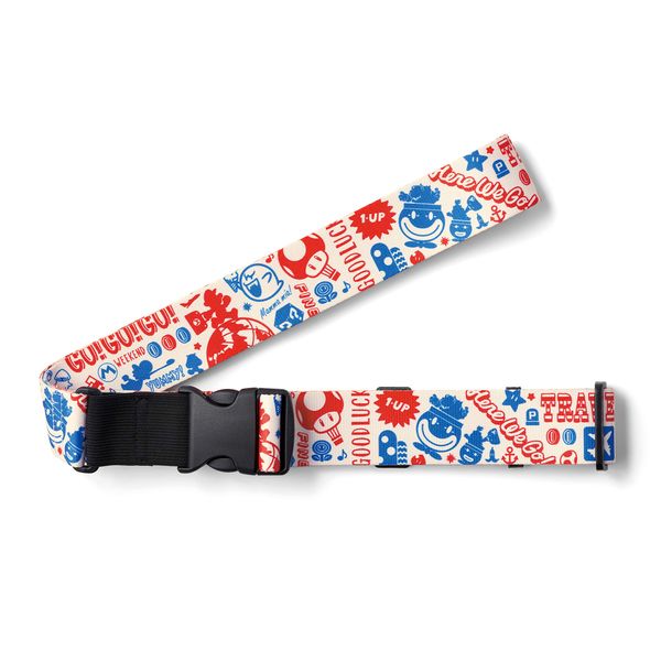 Super Mario Travel Suitcase Belt (Original Travel Pattern)