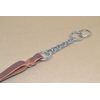 Key Chain - Single curb chain style - 5 link w/ lace (J2)