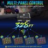 P1s Wireless 12 Gang RGB Switch Panel, ON-OFF Circuit Control Relay System Box