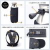 NEXARY Bottle Holder Backpack Shoulder Belt Size Adjustment (Black)