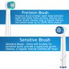 KHBD Replacement Heads Compatible with Oral B Braun Toothbrushes Electric- 16 Pack Professional Precision & Sensitive Brush Heads Refill for Oral B 7000/Pro 1000/9600/ 5000/3000/8000