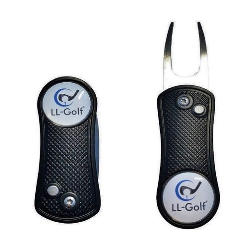 LL Golf 10 Portable/Foldable Divot Tool Golf Divot Tool with Ball Marker Coin Aluminium in Gift Box