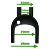 Universal Paper Towel Dispenser Replacement Key 38mm Fork & 22mm Fork [5 Keys]