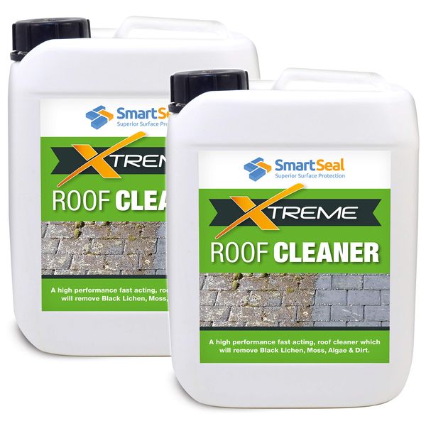 SmartSeal Roof Clean Xtreme - 5 Litre BUY 1, GET 1 LESS THAN HALF PRICE!** Powerful, Fast Acting, Cleaner for Concrete and Slate Roof Tiles. Quickly removes Dirt, Algae and Lichen…