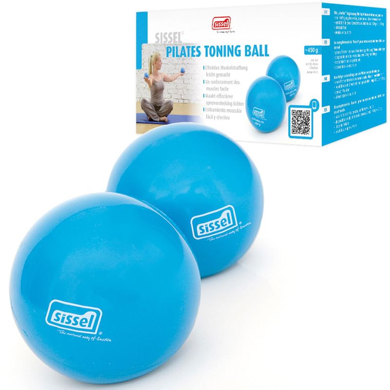 SISSEL Pilates Toning Ball 2er-Set 450g | Optimale Ergänzung für ...