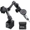 Dial Test Indicator, Flexible Strong Magnetic Gauge Stand Base Holder Lever Dial Test Indicator