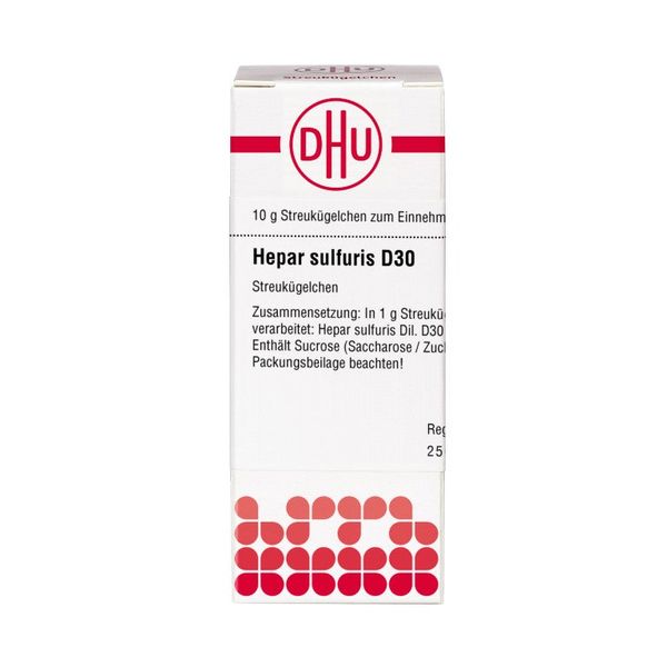 DHU Hepar sulfuris D30 Streukügelchen, 10 g Globuli