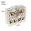 uxcell 5PCS JW2-11 DPST 4 Screw Terminals Button Actuator Micro Momentary Limit Switches