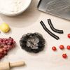 Restaurantware Clean Tek Black Disposable Bouffant Cap Hair Net - 21", onse size, 100 count box