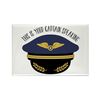 CafePress Your Captain Magnets Rectangle Magnet, 2"x3" Refrigerator Magnet