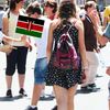 25 Pack Kenya Handheld Small Flag,Mini Kenyan Hand Held Miniature Stick Decor