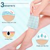 CUTIE MANGO Korean Exfoliating Bath Cloth Viscose Rayon Mitt Towel Glove [6-Pack] Asian Body Scrubbing Washcloth Pads for Deep Clean and Skin Massages (Blue)
