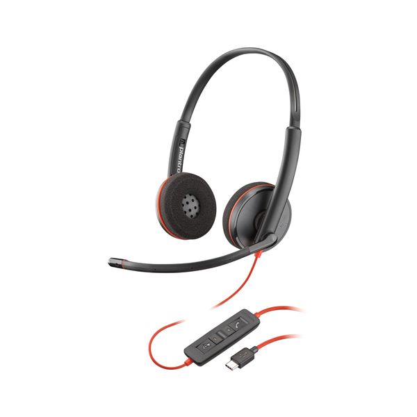 Poly Headset Blackwire C3220 Stereo USB-C/A (Bulk)