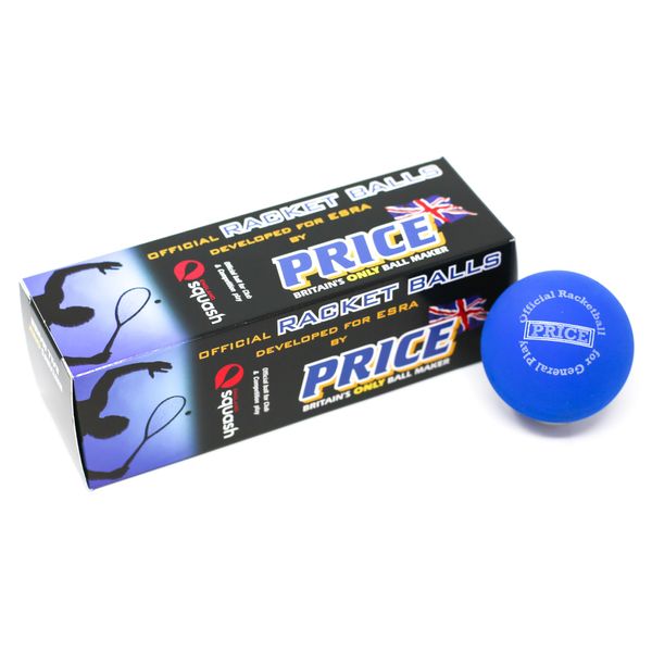 Price's Blue Racket balls(6 balls - 2 boxes of 3 balls)
