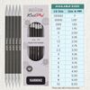 KnitPro Karbonz Double Pointed Needles 8" (20cm) | 6.00 mm