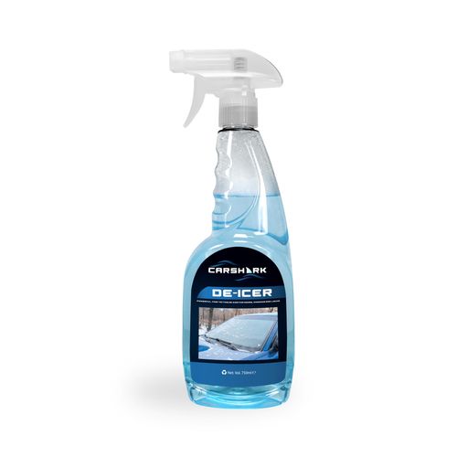 CARSHARK Fast Acting De-icer 3 x 750ml for Car Windows, Door Locks, Latches, Headlights
