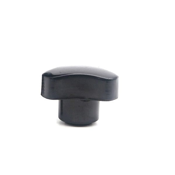 Star Knobs M6 x 10mm Triangle Head Screw Clamping Nuts Knob Grips Female Thread Bakelite Handle Black