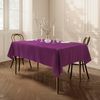 Home Direct Extra Large Rectangular Fabric Tablecloth 140x240cm 55"x94" Violet Purple