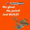 Airfix J6000 Quick Build Spitfire Aircraft Model Kit,Multi-colored,116 millimeters