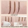 Hairline Powder Hair Root Touch Up, Instantly Conceals Hair Loss And Fills In Receding Hairlines Forehead Side Hair Filler Sweatproof Hairline Finishing Stick For Women Men (Medium Brown & Brown)