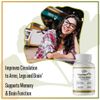 Ginkgo Biloba+Red Panax Ginseng, Helps Boost Brain Function - 10 Bottles