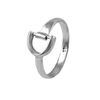 The Mexican Collection Horsebit Snaffle Solid 925 Sterling Silver Riding Bit Tack Ring (U 1/2)