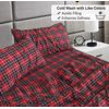 RUVANTI 100% Cotton 4 Pcs Flannel Sheets Queen Size, Deep Pocket, Warm, Super