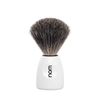 nom Lasse Pure Badger Shaving Brush (Handle: White)