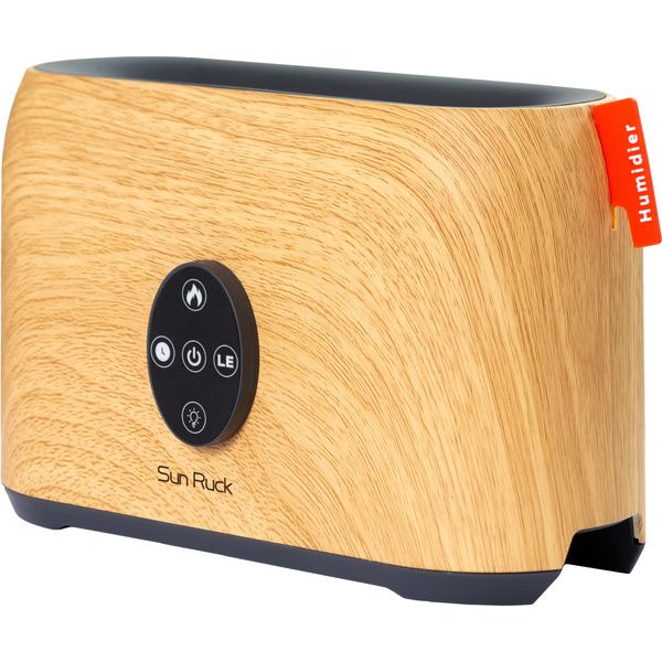 SunRuck SR-FAH010-NW Sunlook Fire Mist Aroma Diffuser USB Powered Natural Wood