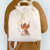 Azeeda 'Phoenix Wearing Sunglasses' Canvas Rucksack/Backpack (RK00039266)