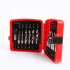 Pro Combination Drill & Tap Bit Set w/ Quick Change Adapter 1/4" Hex Shank 13pc
