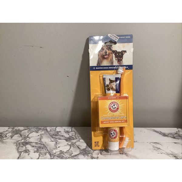 Arm & Hammer Complete Care Dog Dental Kit for Adult Dogs Sealed