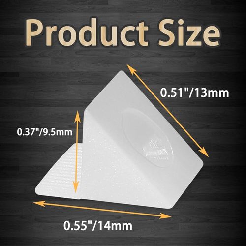 50 Pcs Drawer Wedges Plastic Sagging Furniture Bottom Support Brackets Repair...