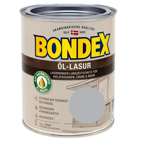 Bondex Öl-Lasur 0,75l - 391321 steingrau