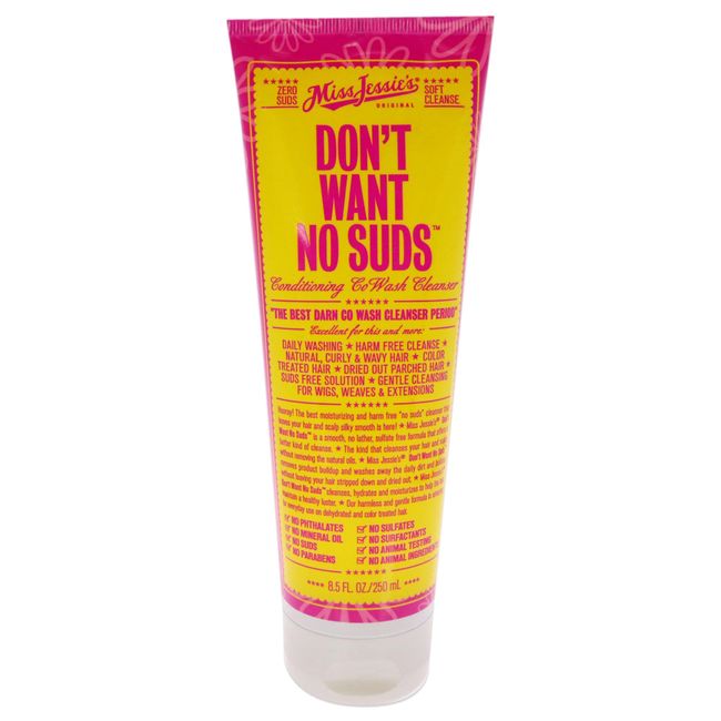 Miss Jessie's Dont Want No Suds Unisex Cleanser 8.5 oz