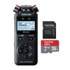 Tascam Stereo Recorder and USB Interface with SanDisk 16GB Card and SD Adapter