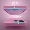 SuydanBox for iPhone 14 Pro Case Silicone, Compatible with MagSafe, [Camera Protection][Screen Protector] Slim Shockproof Protective Phone Case, Soft Anti-Scratch Microfiber Lining, Blackcurrant