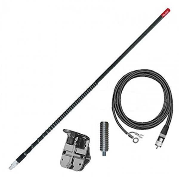 FireStik FG4648-B Four foot No-ground plane CB antenna kit (Black)