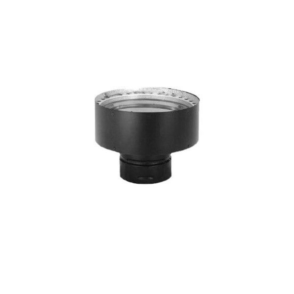 DURAVENT Black Pellet Vent Pipe Adapter (NEW) 3PVL-X6S