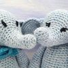 Crochet Pattern - Eli & Ella Elephants Printed Pattern Booklet