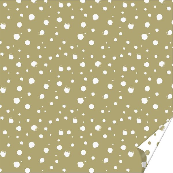 HEYDA Paper for Folding, Origami"Crystal", White/Gold