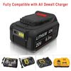 NNQEKBUF 20V 6.0A Replacement Battery Compatible with Dewalt DCB200 DCD DCF DCG Series Cordless Power Tools