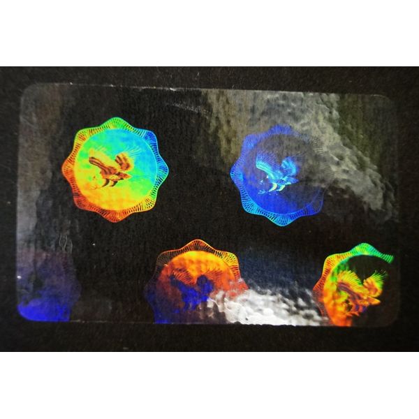 10 Eagle Seal Hologram Self Stick ID Overlays, Thin .05 Mil