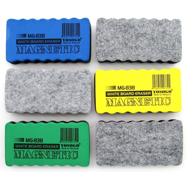 Magnetic Whiteboard Eraser [Pack of 6]