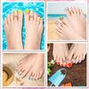 AIMEILI Soft Gel Full Cover Toe Nail Tips, 550PCS Clear Gel Nail Tips False Nail Artificial for Nail Extension, Acrylic False Press on Nails with Case for Nail Art Salon and Home DIY, 11 Sizes 007