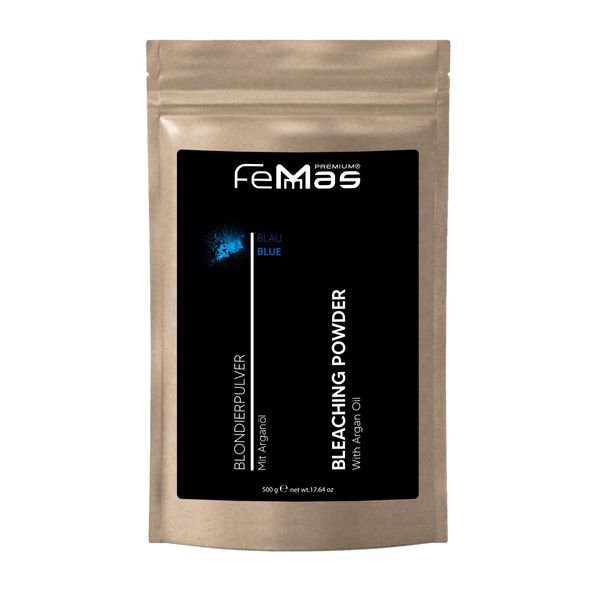 FemMas Bleaching Powder Ultra Strong 500 g Blue in Bag (1 Bag)