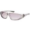 Eye Motion AZ-KF-03-2 Pollen Protection Glasses, UV Protection, Dustproof, Washable, Sports Type, Men's, Clear Gray