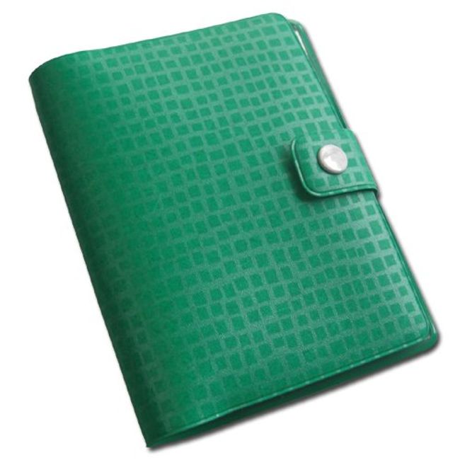 [Made in Japan] Medicine Notebook Case, Medicine Notebook Cover, Medicine Case, Portable, Multi-Case for Visiting Hospitals, Medical Insurance Card Storage (Leaf Green)