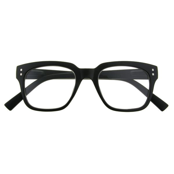 Goodlookers Reading Glasses 'Weybridge' Matt Black +3.50